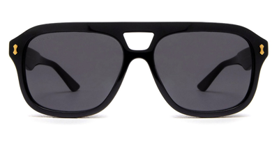 Shop Gucci Gray Square Mens Sunglasses Gg1263s-001 57