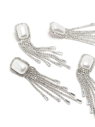 Shop Hzmer Jewelry Crystal-embellished Silver Drop Earrings