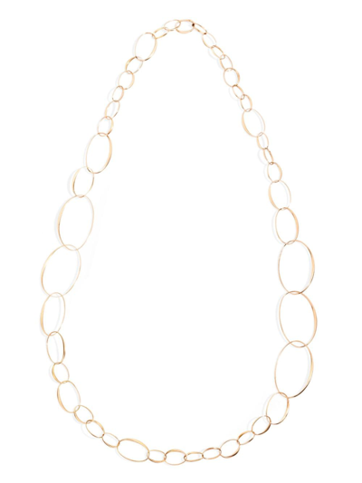 Shop Pomellato 18kt Rose Gold Gold Chain Necklace In Pink