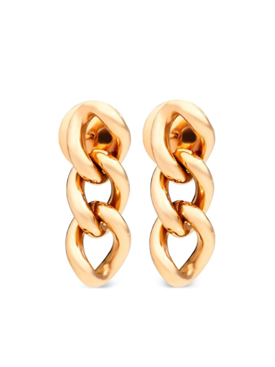 Shop Pomellato 18kt Rose Gold Catene Chain Earrings
