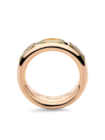 Shop Pomellato 18kt Rose Gold Iconica Ring In Pink