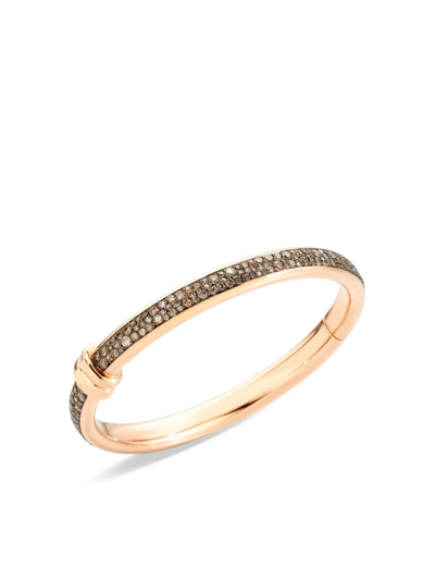 Shop Pomellato 18kt Rose Gold Iconica Diamond Bracelet