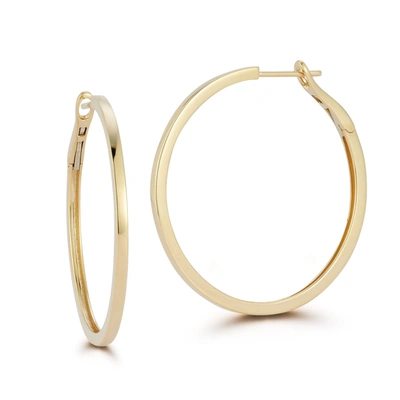 Shop Dana Rebecca Designs Drd Marge Solid Gold Hoops In Yellow Gold