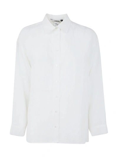 Shop 's Max Mara Canard Linen Shirt Clothing In White