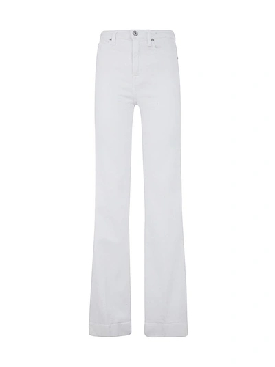 Shop 7 For All Mankind Modern Dojo Luxe Vintage Jeans With Embroidered 7 Clothing In White
