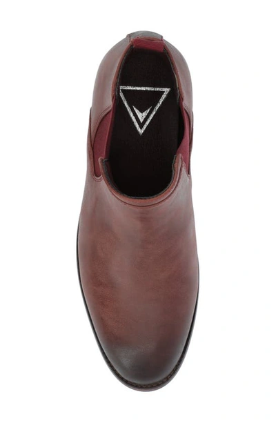 Vance Co. Mens Landon Stacked Heel Chelsea Boots In Brick