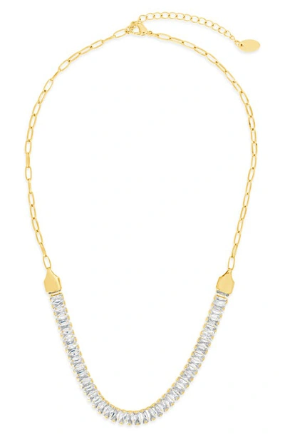 Sterling Forever Sarai Necklace In Gold