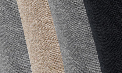 Original Penguin Solid Heather Mix Crew Socks In Grey