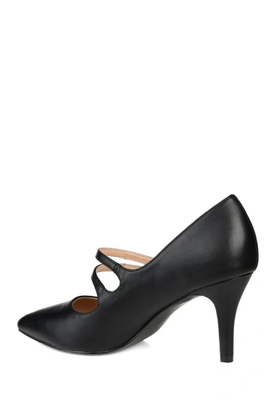 Journee Collection Journee Sidney Pointed Mary Jane Pump In Black