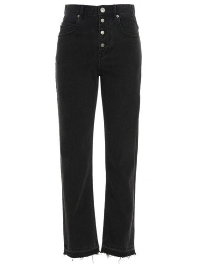 Shop Isabel Marant Étoile 'belden' Jeans In Black