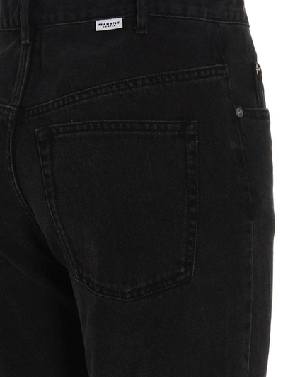 Shop Isabel Marant Étoile 'belden' Jeans In Black