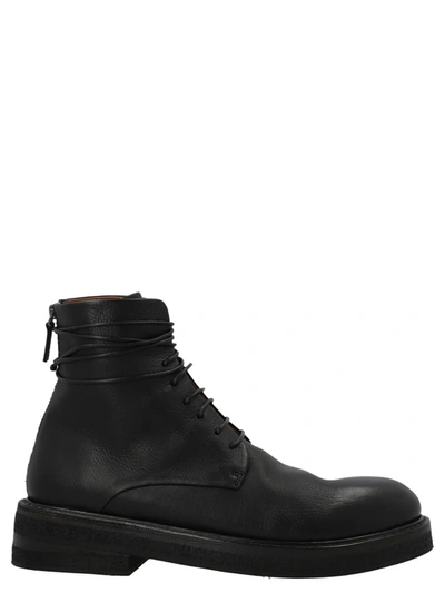 Shop Marsèll 'parrucca' Combat Boots In Black