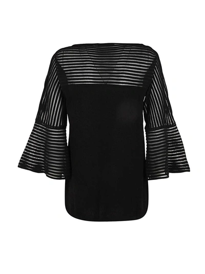 Shop Alberta Ferretti Viscose Top Clothing In Black