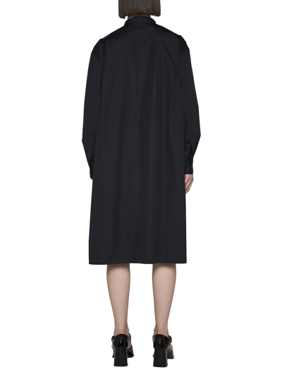 Shop Lemaire Dress In Caviar