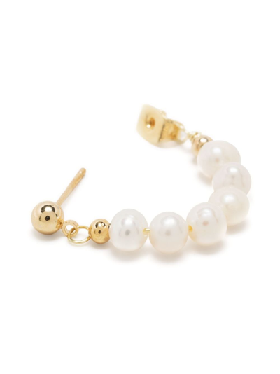 Shop Hzmer Jewelry Drop Pearl Earrings In Gold