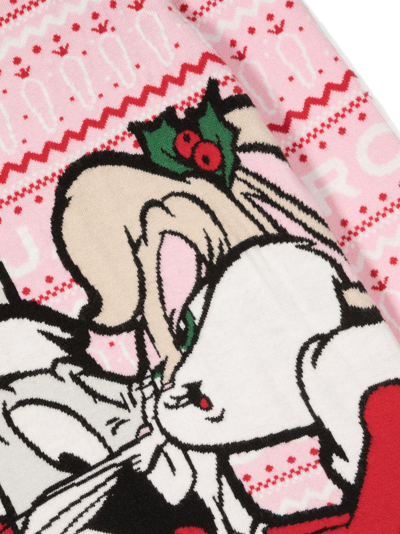 Shop Marc Jacobs X Looney Tunes Knitted Dress In Pink