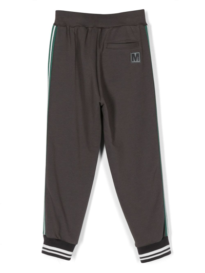 Monnalisa Cotton Sweatpants In Grey