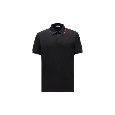 Moncler Collection Logo Polo Shirt Black In Noir ModeSens