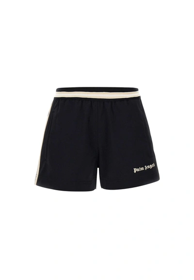 Shop Palm Angels Ultralight Track Shorts In Black