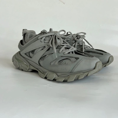 Pre-owned Balenciaga Grey Track Sneakers, Size 40