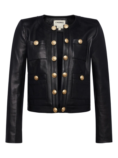 Shop L Agence Jayde Jacket In Black
