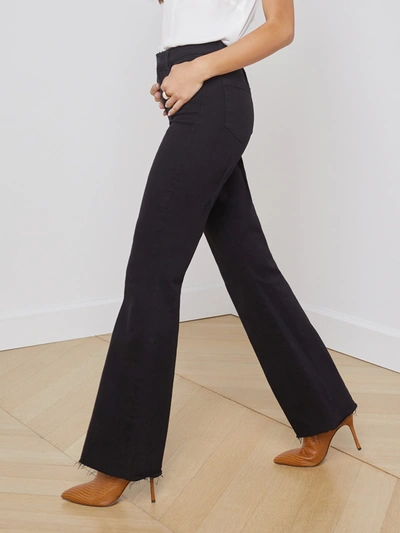 Shop L Agence Sera Jean In Saturated Black