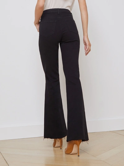 L Agence Sera Jean In Saturated Black