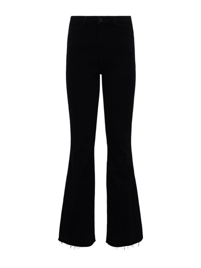L Agence Sera Jean In Saturated Black