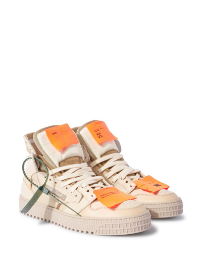 Shop Off-white 3.0 Off Court High-top Sneakers In Neutrals