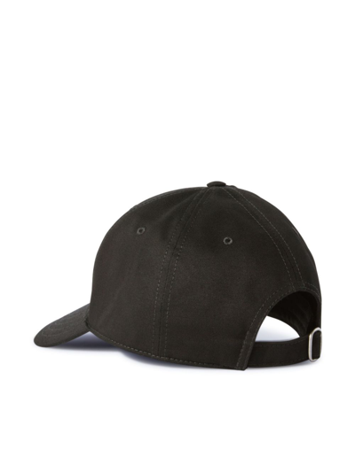 Off-white Arrows-embroidered Cap In Black