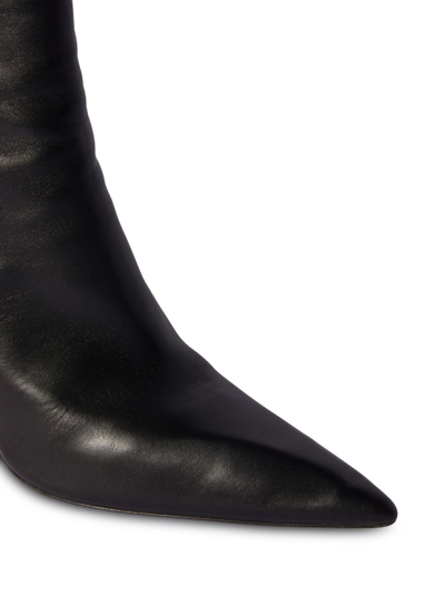 Off-white Crescent Ankle Boots In Black