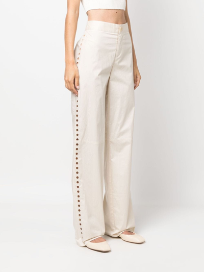 Shop Aeron Strato Wide-leg Trousers In Neutrals