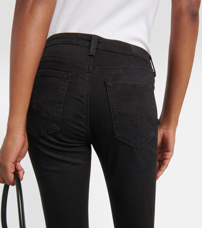 Shop Ag Jodi High-rise Cropped Jeans In Black