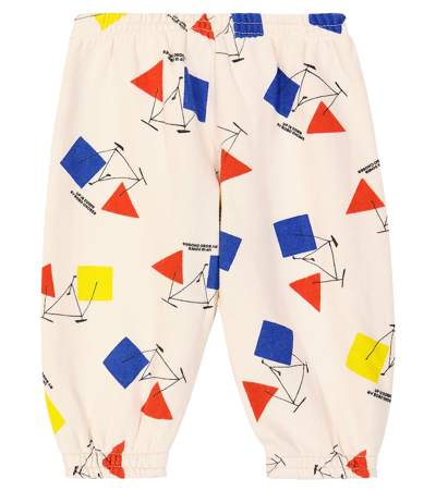 Bobo Choses Baby Printed Cotton Jersey Sweatpants In Multicoloured
