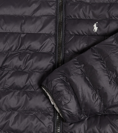 Polo Ralph Lauren Quilted Puffer Jacket In Black