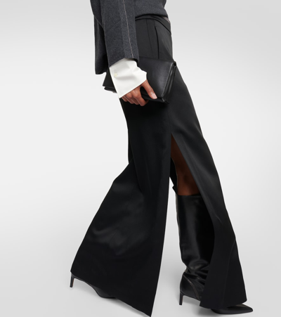 Brunello Cucinelli High-rise Maxi Skirt In Black
