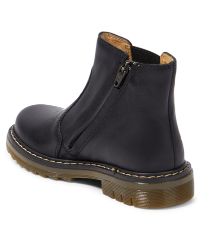 Shop Pom D'api Sid Jodzip Leather Boots In Black