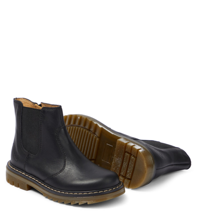 Shop Pom D'api Sid Jodzip Leather Boots In Black