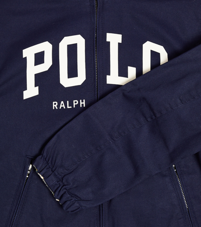 Polo Ralph Lauren Reversible Cotton Twill Jacket In Blue