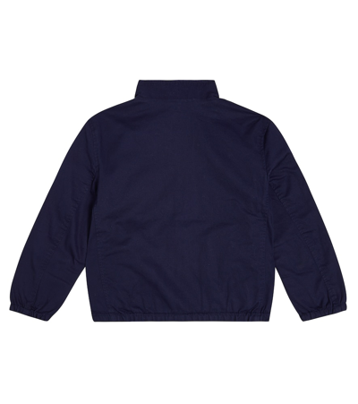 Polo Ralph Lauren Reversible Cotton Twill Jacket In Blue