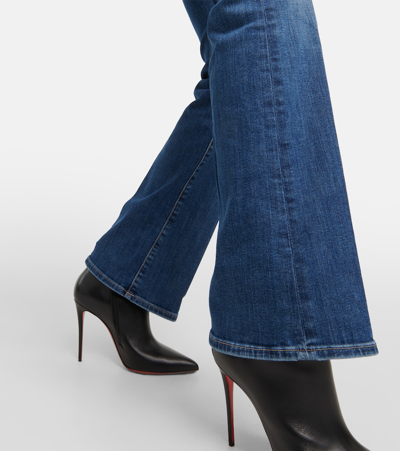 Shop Ag Sophie Mid-rise Bootcut Jeans In Blue