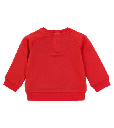 Shop Stella Mccartney Baby Printed Cotton Jersey Sweatshirt In Red