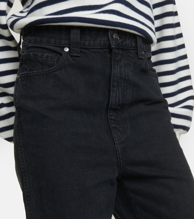 Khaite Abigail Jeans In Black