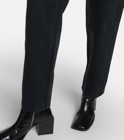 Shop Khaite Martin High-rise Jeans In Black