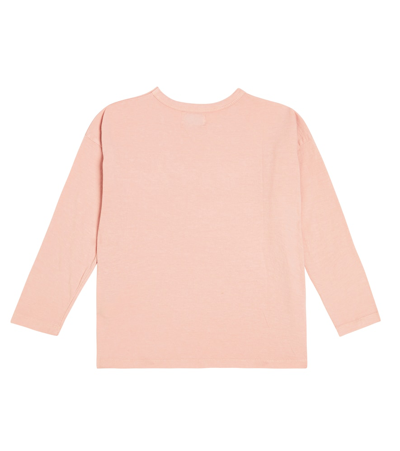 Shop Bobo Choses Printed Cotton Top In Pink