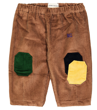 Shop Bobo Choses Baby Cotton Corduroy Pants In Brown