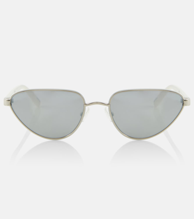 Shop Magda Butrym Cat-eye Sunglasses In Gold