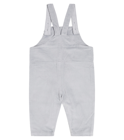 Bobo Choses Baby Cotton Corduroy Playsuit In Blue