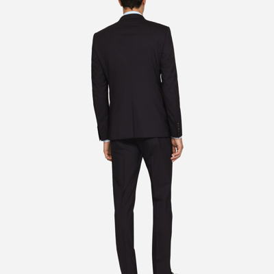 Dolce & Gabbana Gold Fit Shirt In Cotton In Azure