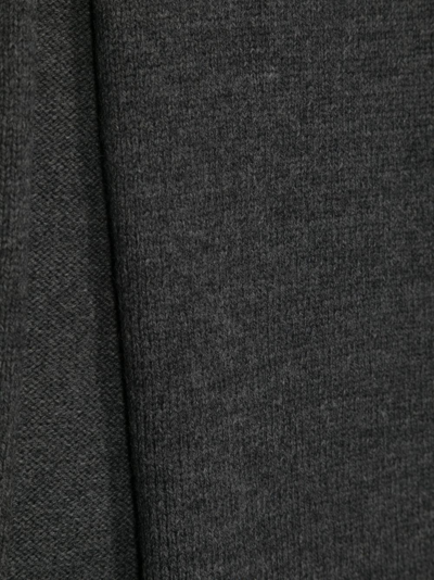 Shop Ambush Logo-appliqué Wool Scarf In Grey
